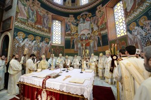 Orthros and Divine Liturgy of Pentecost at St. Menas Cathedral in Heraklion, Crete