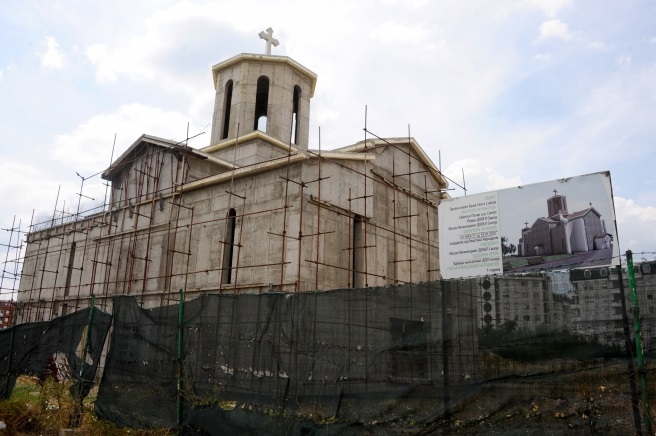 ВЕЧЕР: Црквата во Реонски центар продолжува да се гради!