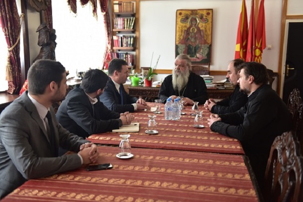 Архиепископот Стефан на средба со градоначалникот на Гази Баба