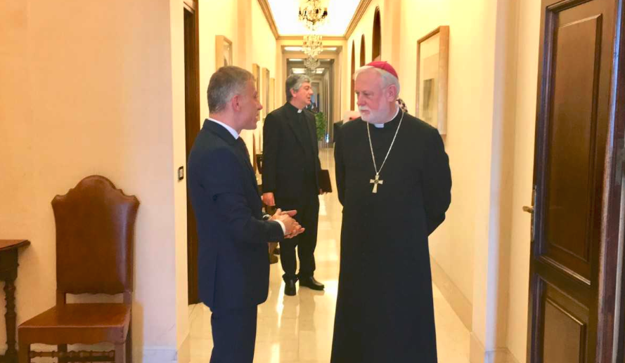 Адеми во Ватикан се сретна со монсињор Пол Ричард Галагер