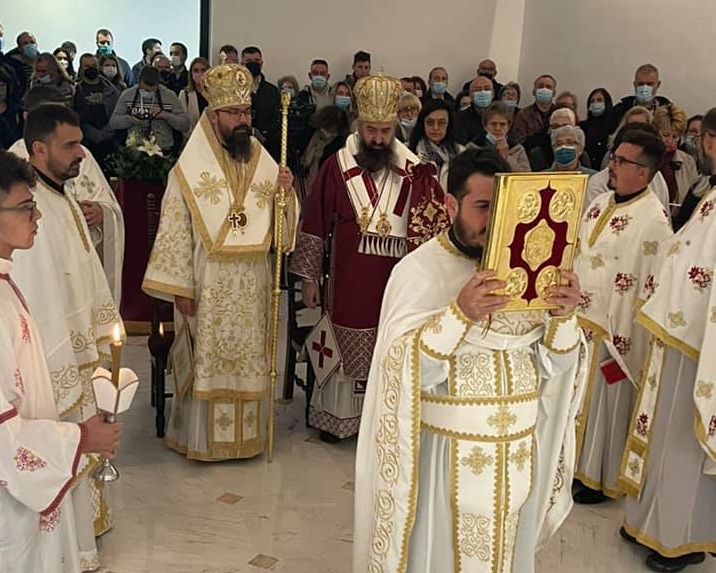 Прва литургија во новата црква на МПЦ-ОА во Загреб