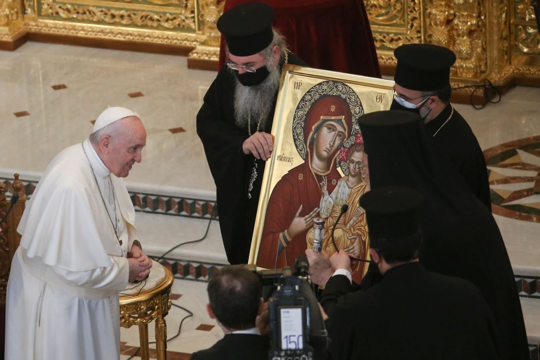 Папата повика на помирување меѓу православните и католиците