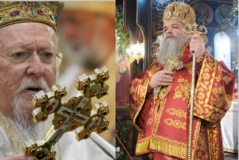 Првото сосолужување на Вселенскиот патријарх Вартоломеј и Архиепископот Стефан на Духовден