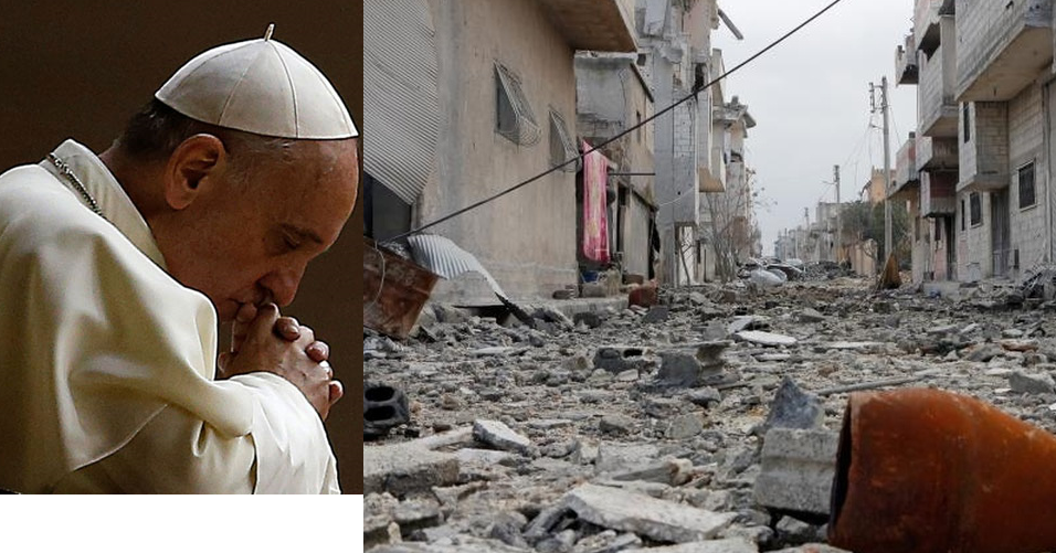 Франциск: Молете се за Сирија, ајде да и помогнеме на таа маченичка земја