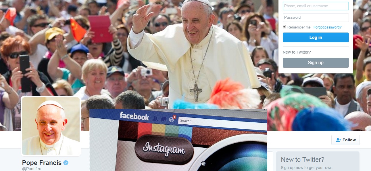 Папата Франциск сака профил на Инстаграм