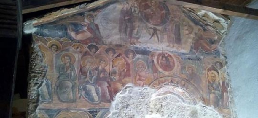 Почна конзервацијата на фрескоживописот во црквата „Св. Никола“ во Зрзе