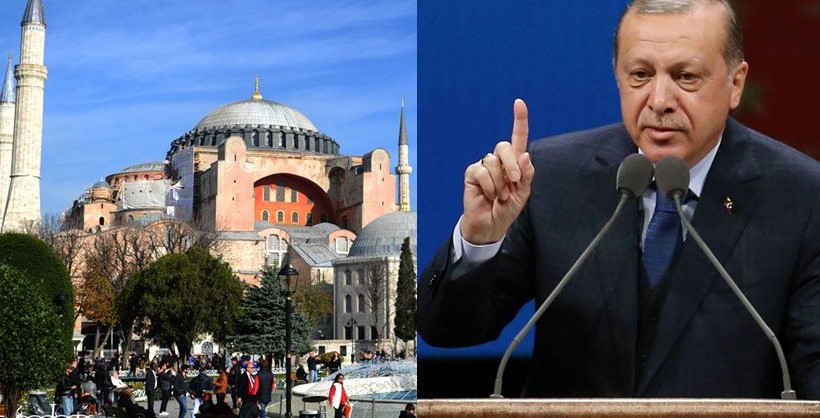 Ердоган ќе се моли во Света Софија на Велики Петок?