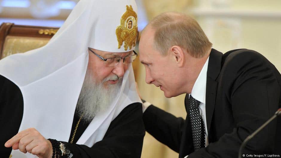 Московскиот Патријарх Кирил учествуваше на воениот состанок во Министерството за одбрана на Русија