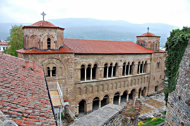 Зафати за конзервација на ѕидното сликарство на црквата „Света Софија” во Охрид