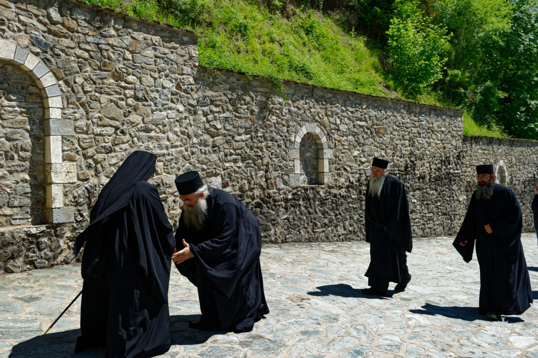 Гости од Света Гора во прва официјална посета на Бигорски
