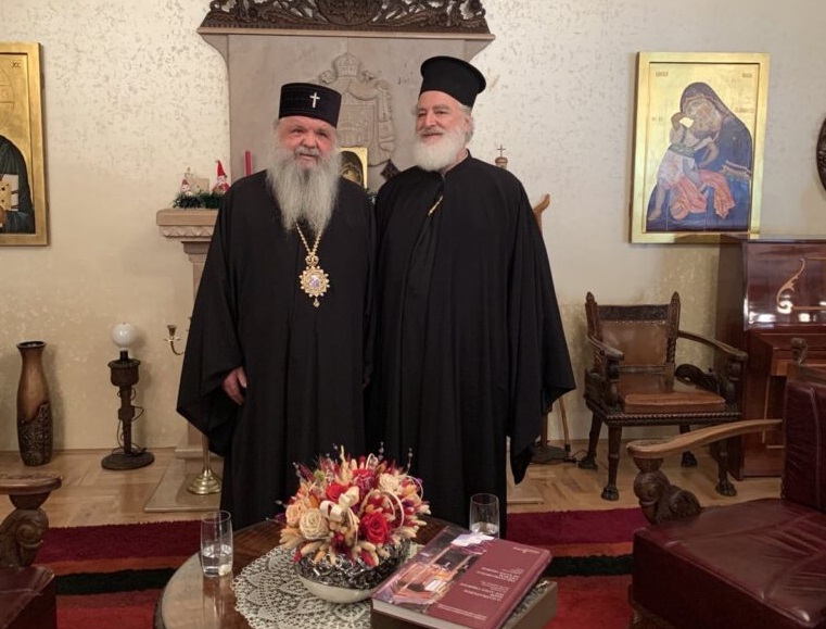 Митрополит од Всленската патријаршија на средба со Архиепископот Стефан